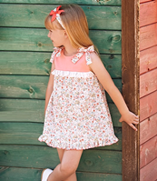 VESTIDO ENTERIZO TELA FLORECITAS 36M