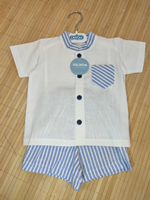 Conjunto Camisa con Pantalon rayas AZUL 36M