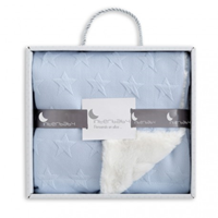 MANTA COCHE 80X110 AZUL