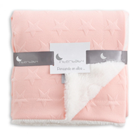 MANTA COCHE 80X110 ROSA