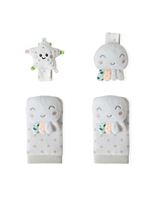 SET SONAJEROS PARA PIES Y MUÑECAS PULPO