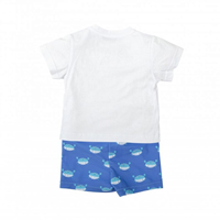 CONJUNTO CAMISETA BAÑADOR NIÑO CANGREJO SOL 12M