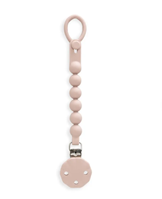 Chupetero Silicona Cadena Rosa Maquillaje