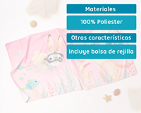 TOALLA 150X75CMS 230GRS MICROFIBRA ROSA