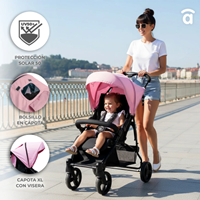 SILLA DE PASEO CÁDIZ NEGRO 15KG