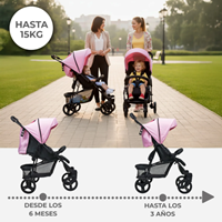 SILLA DE PASEO CÁDIZ NEGRO 15KG