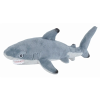 PELUCHE DE TIBURON DE PUNTAS NEGRAS 20CM