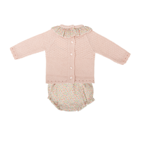 CONJ RANITA BEBE NIÑA+ CAPOTA ESCAPADA UNICO 3M