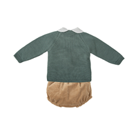 CONJ NIÑO + CAPOTA BEIGE 9M