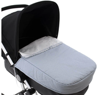 SACO DE COCHE REVERSIBLE 3 en 1 1164 ZOE CELESTE EMPOLVADO