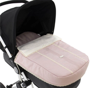 SACO DE COCHE REVERSIBLE 3 en 1 1144P NORA ROSA EMPOLVADO/CREMA