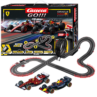 Pista Carrera GO Speed Zone (con coche F1 Ferrari Hamilton+F1 Red Bull Verstappen) 6,3m          