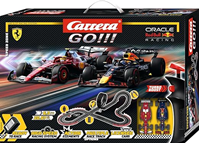Pista Carrera GO Speed Zone (con coche F1 Ferrari Hamilton+F1 Red Bull Verstappen) 6,3m          