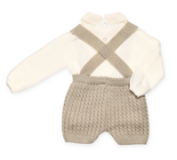PANTALON + JERSEY + BOTAS  BEIG 12M
