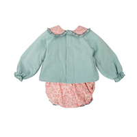 CONJ FELPA BEBE NIÑA RIBERA 12M