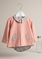 SUDADERA TULIPAN CON CUBREPAÑAL 18M