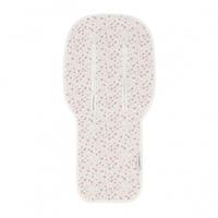COLCHONETA SILLA REVERSIBLE OVAL NATURALE ROSA 43x88x1 CM