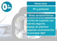 ESPEJO RETROVISOR TRASERO PARA CONTRAMARCHA ORIENTABLE
