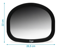 ESPEJO RETROVISOR TRASERO PARA CONTRAMARCHA ORIENTABLE