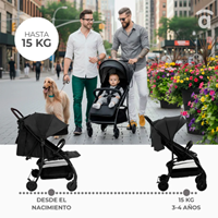 SILLA DE PASEO MILAN VERDE 15 KG