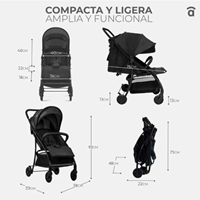 SILLA DE PASEO MILAN VERDE 15 KG