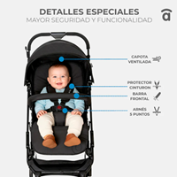 SILLA DE PASEO TUMNUCTU NEGRA 22 KG
