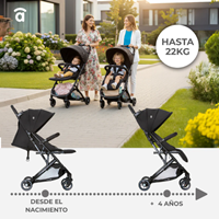 SILLA DE PASEO TUMNUCTU NEGRA 22 KG