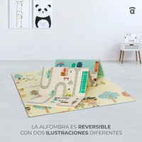 ALFOMBRA JUEGOS ANIMALES-CIUDAD PLEGABLE 120X180