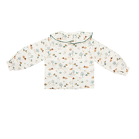 CAMISETA C/VOLANTE M/L NATURA UNICO 6M