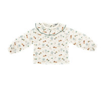 CAMISETA C/VOLANTE M/L NATURA UNICO 6M