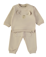 CHANDAL 2 PIEZAS OREJAS BEIG 18M