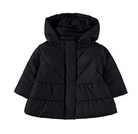 CHAQUETA ACOLCHADA CON CAPUCHA MARINO 12M