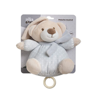 PELUCHE MUSICAL OSITO GRIS