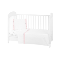 Juego de cama 3 piezas 60/120 Bear with me Rosa