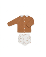 CONJUNTO PANTALON ANIMALITOS TOSTADO 3M