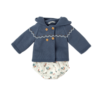 CONJ NIÑO CHAQUETA + RANITA CAMPO  12M
