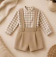 CONJUNTO NIÑO VICHY ARENA 12M