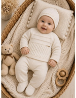 CONJUNTO LANA 3 PZAS BEIGE - 3 M