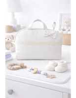 BOLSO COCHE POLIPIEL ALMA 7222 BLANCO