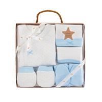 SET REGALO 5 PZAS TOPOS BAMBOO AZUL