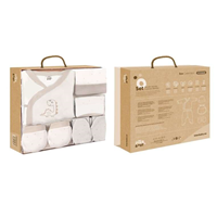 SET REGALO 5 PZAS BAMBOO DINOSAURIO BLANCO/BEIGE