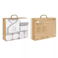 SET REGALO 5 PZAS BAMBOO DINOSAURIO BLANCO-GRIS