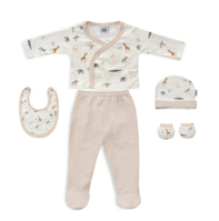 SET 5 PZAS ALGODON SAVANNA BEIGE