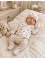 SET 5 PZAS ALGODON SAVANNA BEIGE