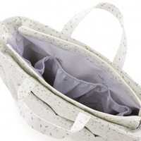 BOLSO MATERNAL PACK CHERRY VERDE AGUA 16x43x37 CM