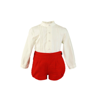 Conjunto bebe niño Rojo 24M
