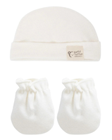 PACK NATAL GORRO Y MANOPLA CRUDO