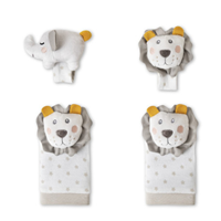 SET SONAJEROS PARA PIES Y MUÑECAS LEON