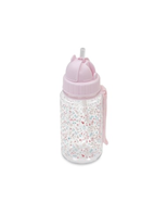 SET FIAMBRERA , BOTELLA DE AGUA Y 2 TAPONES PETALOS ROSA