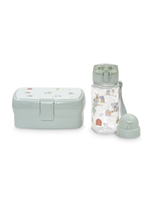 SET FIAMBRERA , BOTELLA DE AGUA Y 2 TAPONES GRANJA KOALA VERDE